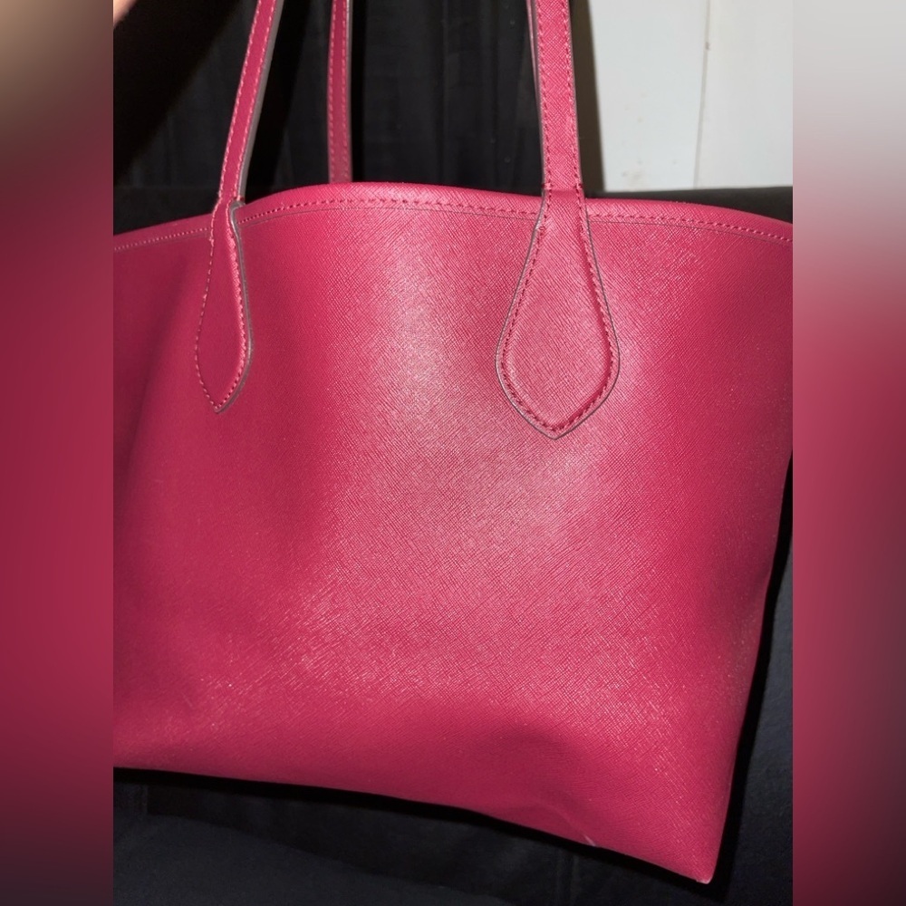 Michael Kors Saige Reversible Medium Tote Bag Shoulder Handbag and clutch Only - Picture 2 of 16